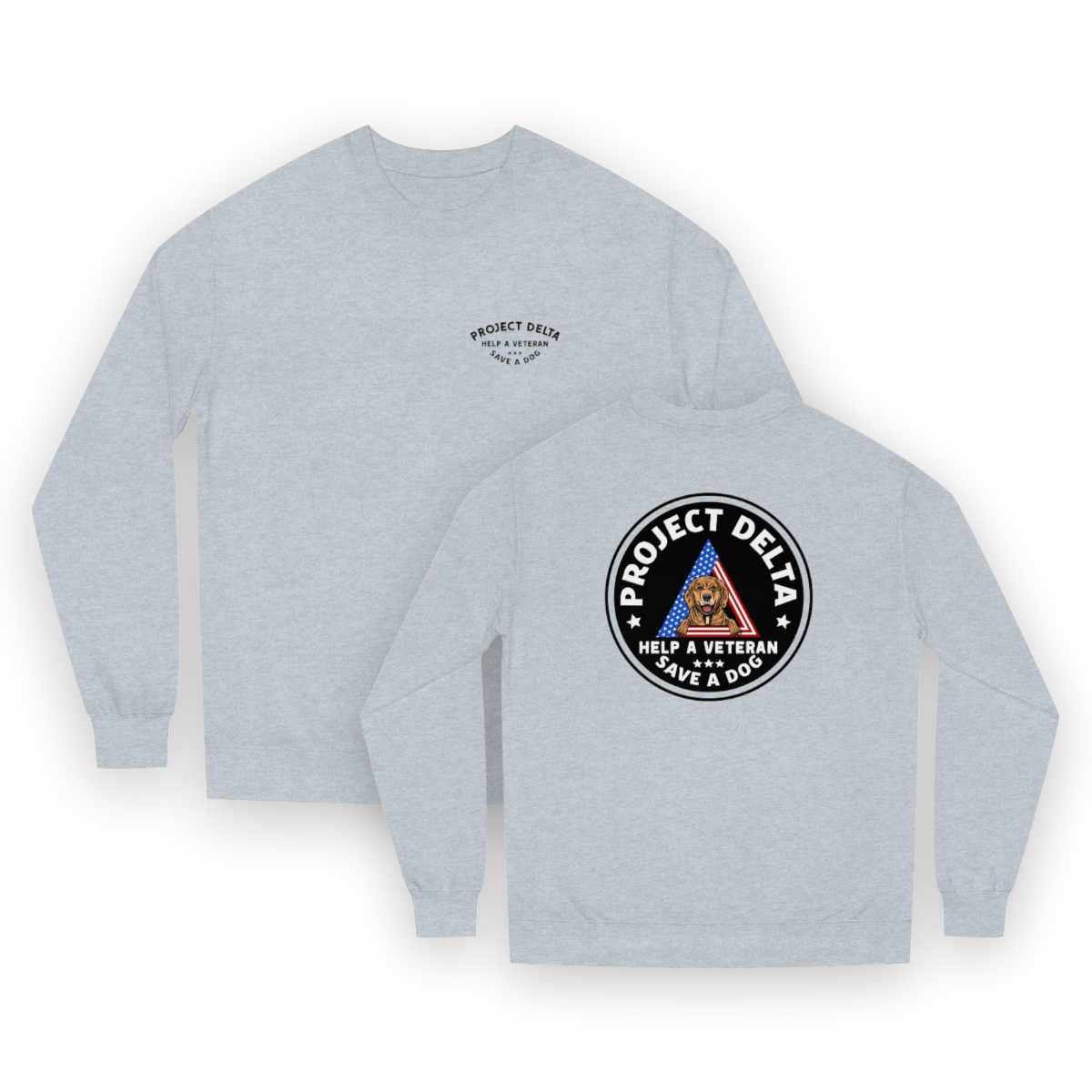 “NEW” Project Delta Unisex Crew Neck Sweatshirt- 6 Colors