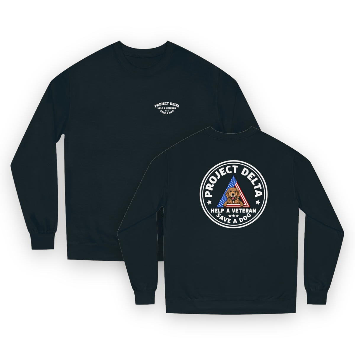 “NEW” Project Delta Unisex Crew Neck Sweatshirt- 6 Colors